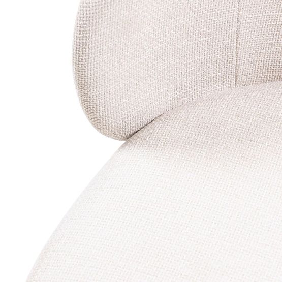 Dining Chair Larisa, Light Beige/Black Legs