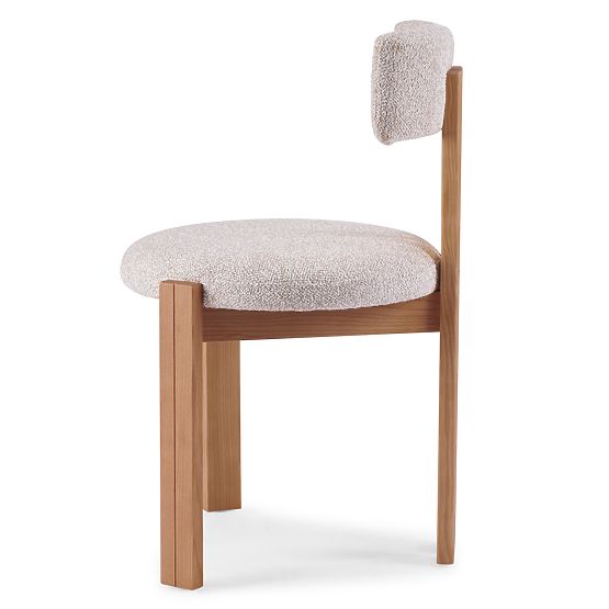 Dining Chair Matteo, Beige-Cream/Natural
