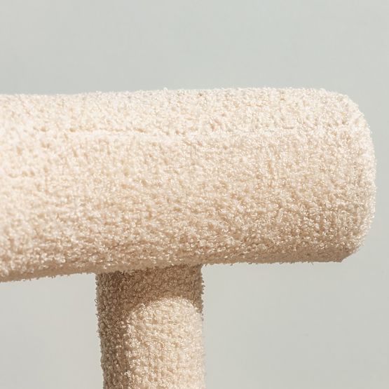 Dining Chair Pedro 2.0, Beige, Boucle