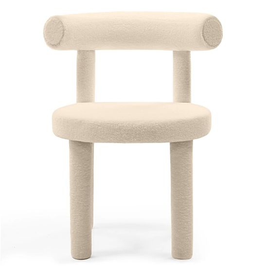 Dining Chair Pedro 2.0, Cream, Boucle