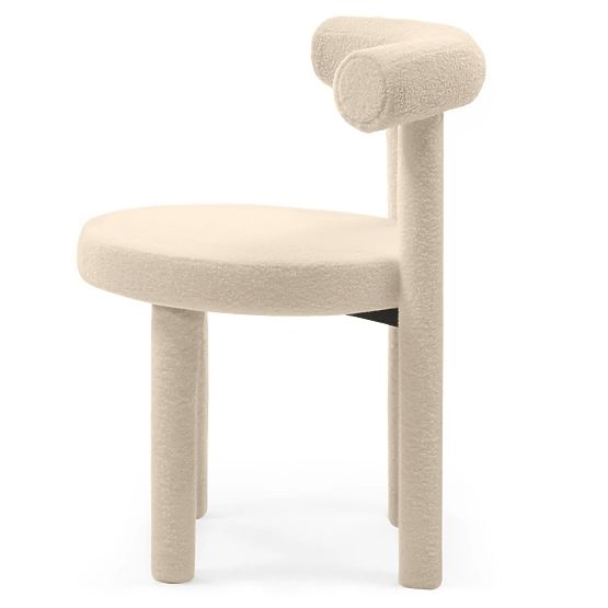 Dining Chair Pedro 2.0, Cream, Boucle