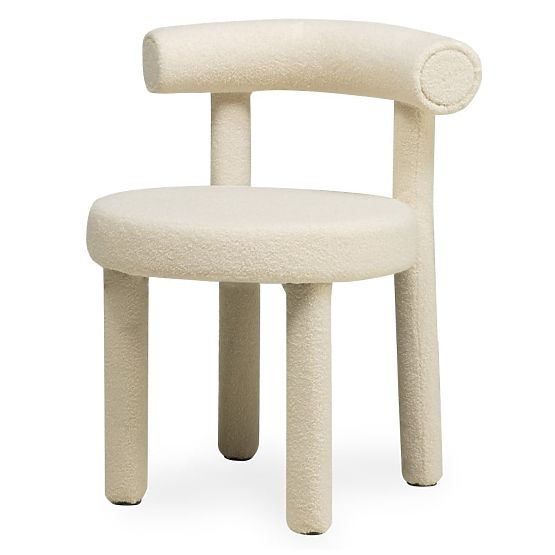 Dining Chair Pedro 2.0, Cream, Boucle