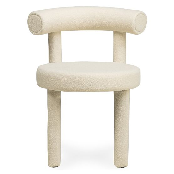 Dining Chair Pedro 2.0, Cream, Boucle