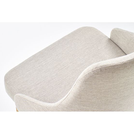 Dining Chair TOLEDO - Honey Oak/Cream