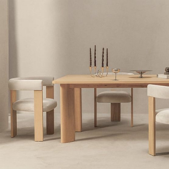 Dining Table Bali 220 cm, Cream White