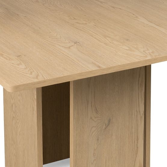 Dining Table Gasper 100 cm, Square, Cremona Torro Oak