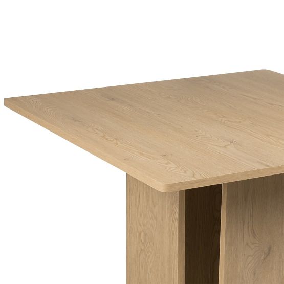 Dining Table Gasper 100 cm, Square, Cremona Torro Oak