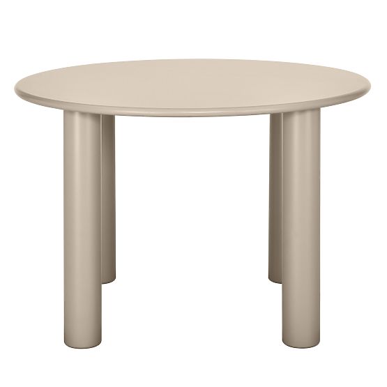 Dining Table Joki 110 cm, Round, Dark Beige