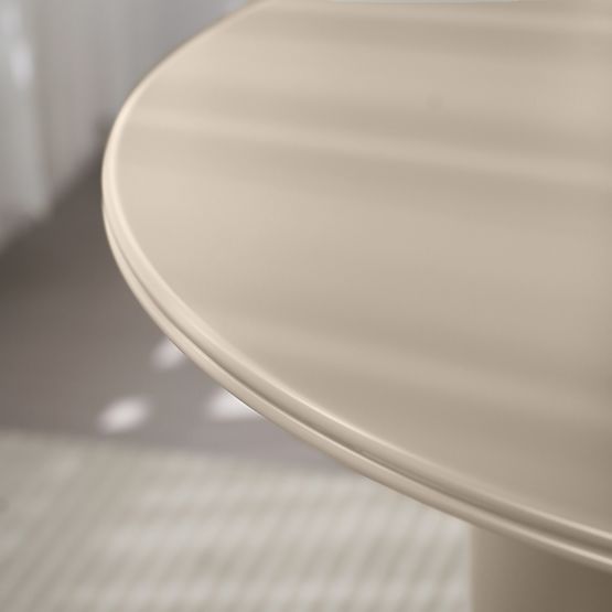 Dining Table Kairo 120 cm, Round, Dark Beige