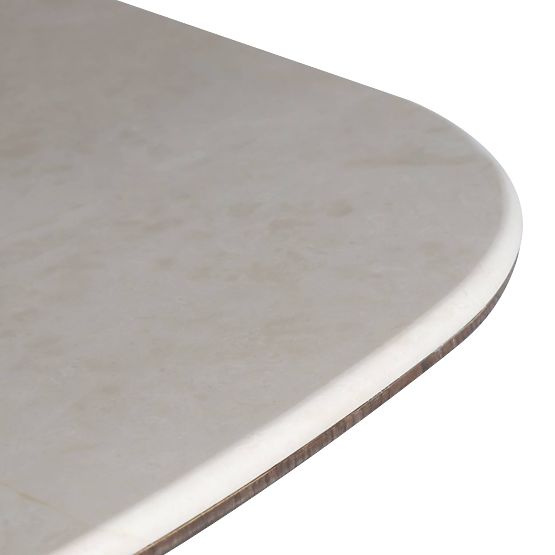 Dining Table Zorin 200 cm, Light Beige/Marble