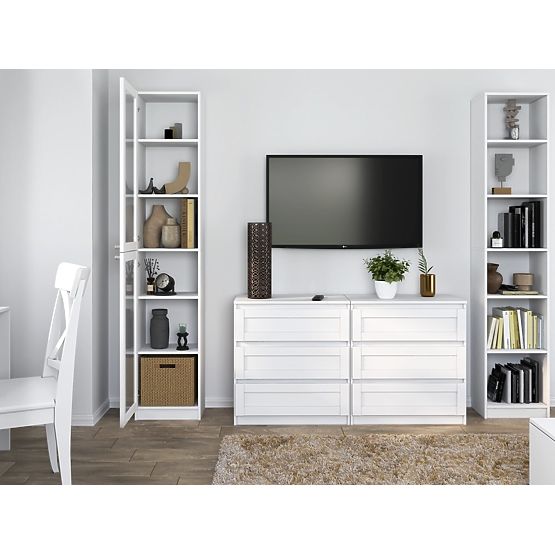 Display Cabinet PAFOS W40/2S WHITE