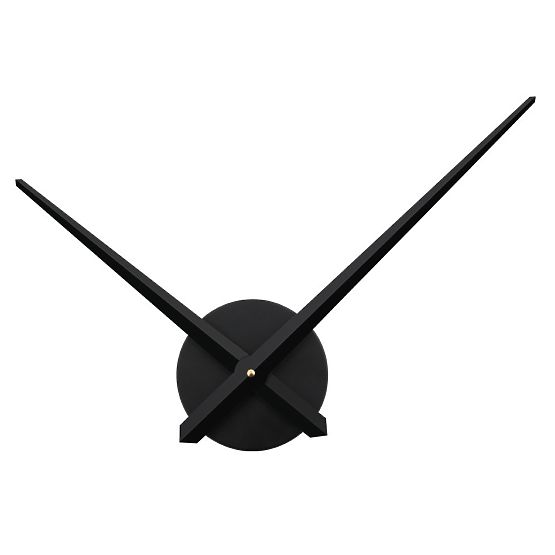 DIY Wall Clock NEPRI 65 - 130 cm - Black 3D
