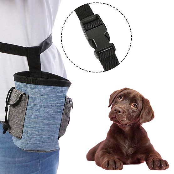 Dog Treat Bag MAILO Blue