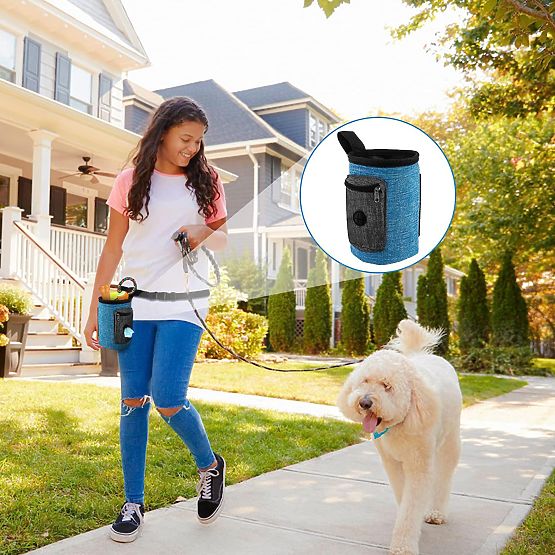 Dog Treat Bag MAILO Blue