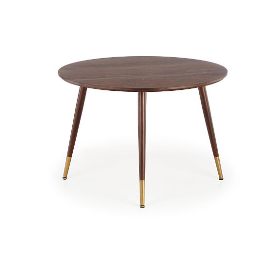 DOMENICO Table Top - Walnut, Legs - Walnut / Gold (2p=1pc)