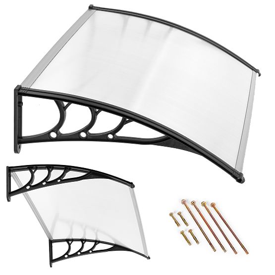 Door Canopy 150x80 cm Shelter Protection Polycarbonate