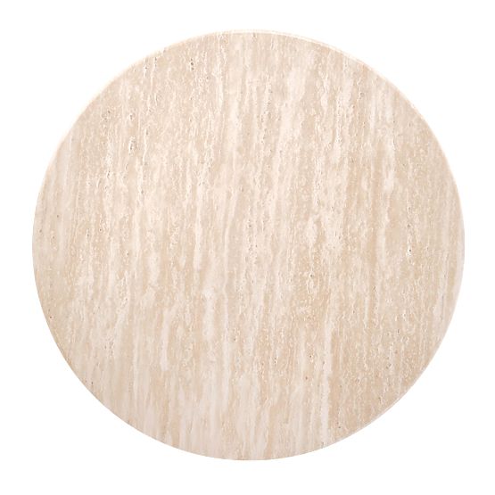 DOROTEA_S coffee table travertine / walnut (2pcs=1set)