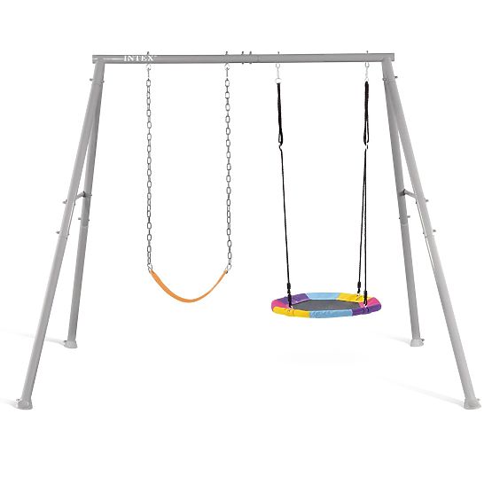 Double Garden Swing Children's Playground for Kids Bird's Nest INTEX 44126