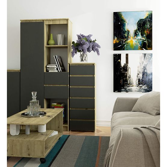 Dresser CL6 PK Artisan Oak / Gray