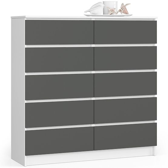 DRESSER K120 10SZ CLP PK WHITE / GRAY