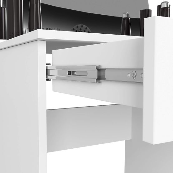 DRESSING TABLE WITH MIRROR CLP P-2/SL 900x600 RIGHT PK WHITE