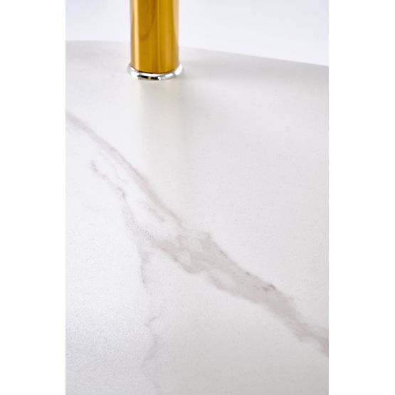 DUCAT Coffee Table, White Marble / Transparent / Gold (2p=1pcs)