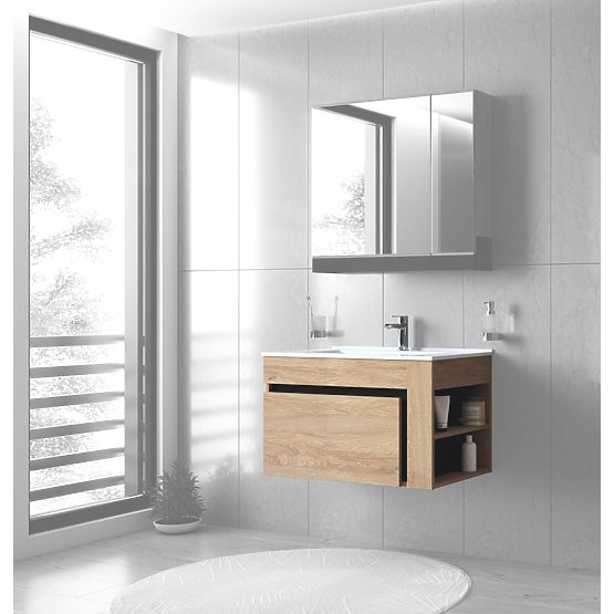 DUESA Cabinet Under Sink 80/1S Golden Oak (1p=1pc)