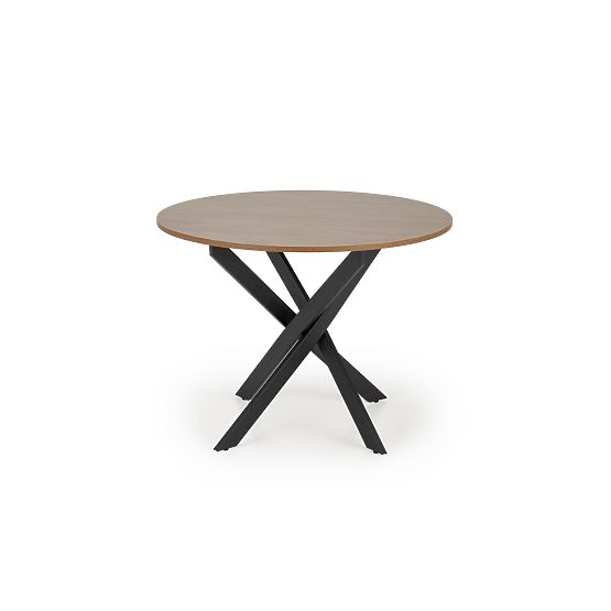 EDGAR Table, Top - Walnut, Legs - Black (2p=1pc)
