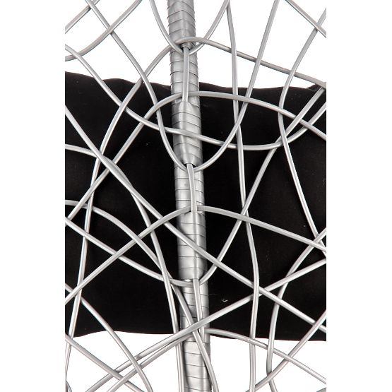 EGGY garden chair grey / black (3pcs=1pc)