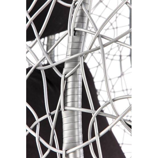 EGGY garden chair grey / black (3pcs=1pc)