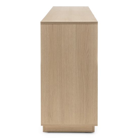 Eight-Door Japandi Sideboard in Lindberg Oak