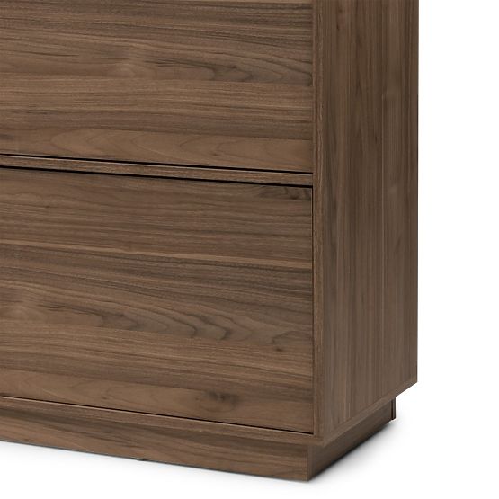 Eight-Door Japandi Sideboard in Royal Walnut