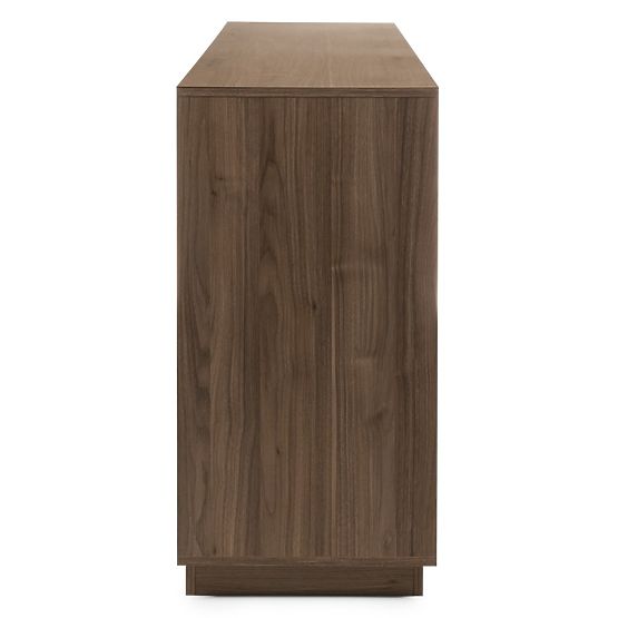 Eight-Door Japandi Sideboard in Royal Walnut