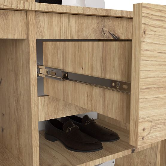 ENTRO PK HALLWAY SET OAK ARTISAN