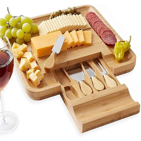 Estera Bamboo Snack and Cheese Board