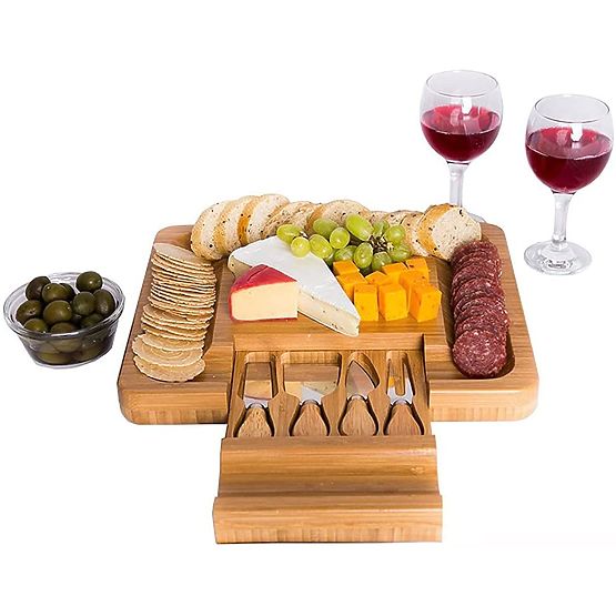 Estera Bamboo Snack and Cheese Board