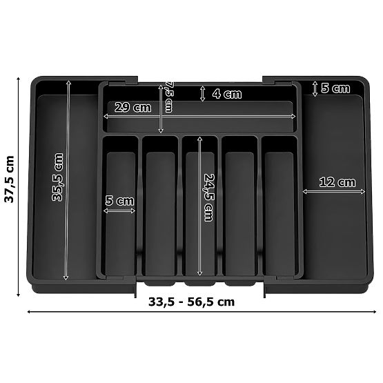 Expandable Cutlery Organizer GARFO