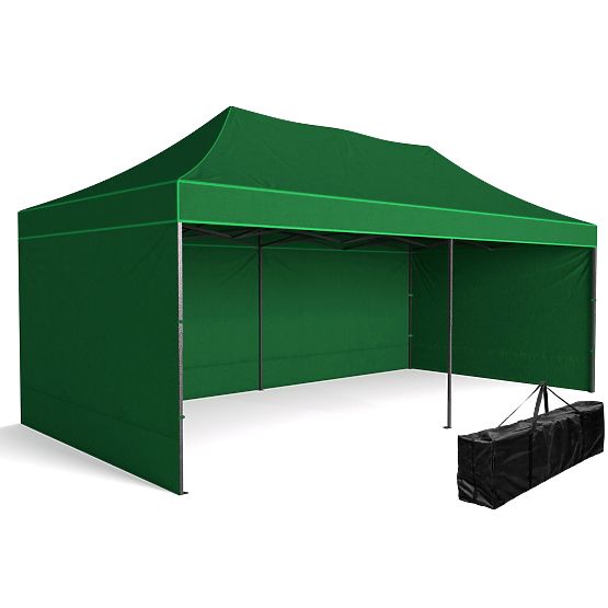Express Trade Pavilion - 3x6 m - Green