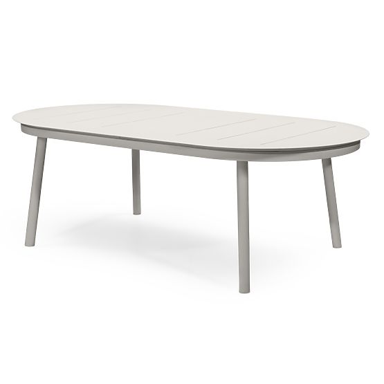Extendable Garden Table Marinelli 230-300 cm, Aluminum, Light Beige