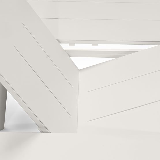 Extendable Garden Table Marinelli 230-300 cm, Aluminum, Light Beige