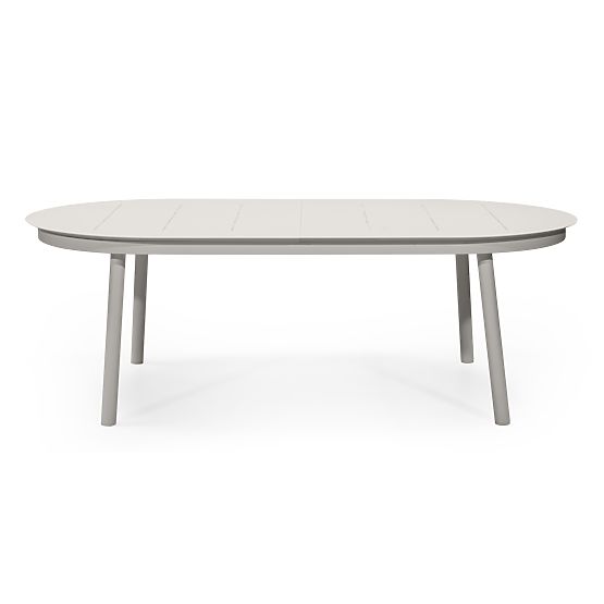 Extendable Garden Table Marinelli 230-300 cm, Aluminum, Light Beige