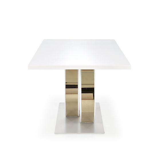 Extendable Table GALARDO, White/Gold (3p=1pc)