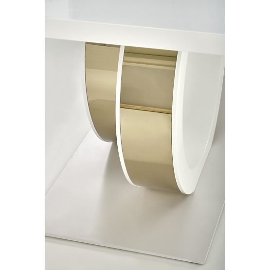 Extendable Table GALARDO, White/Gold (3p=1pc)