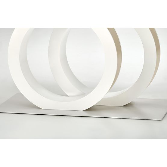 Extendable Table GALARDO, White/Gold (3p=1pc)