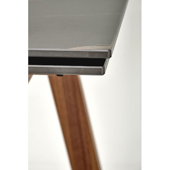 Extendable Table LOZANO, Black Marble / Walnut (2p=1pc)