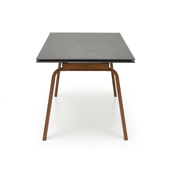 Extendable Table LOZANO, Black Marble / Walnut (2p=1pc)
