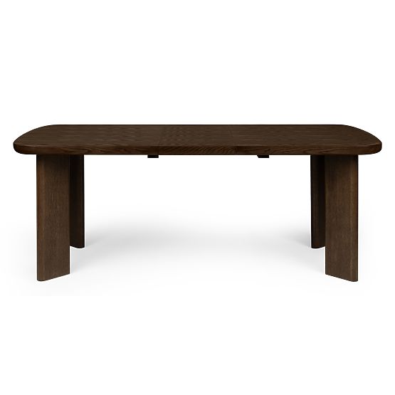 Extendable Table Marbella 160-200 cm, Rectangular, Dark Oak