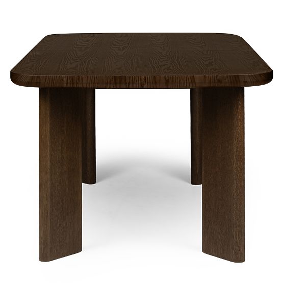 Extendable Table Marbella 160-200 cm, Rectangular, Dark Oak