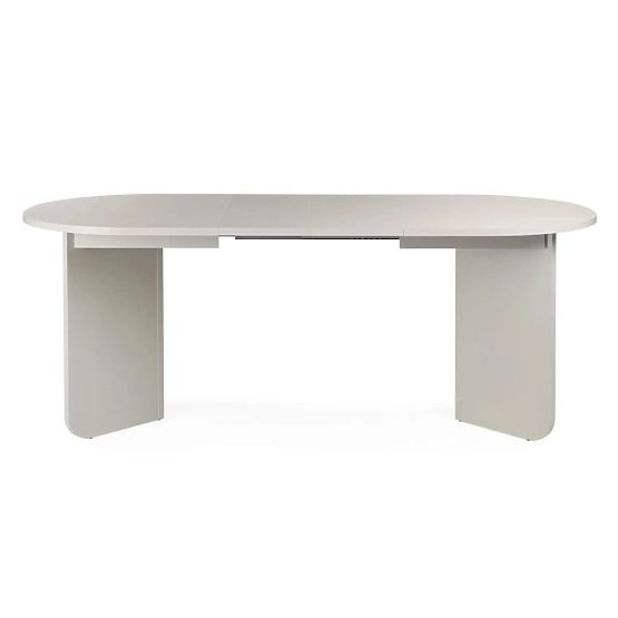 Extendable Table Mou 140-200 cm, Cashmere, Oval Top