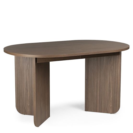 Extendable Table Mou 140-200 cm, Lincoln Walnut, Oval Top